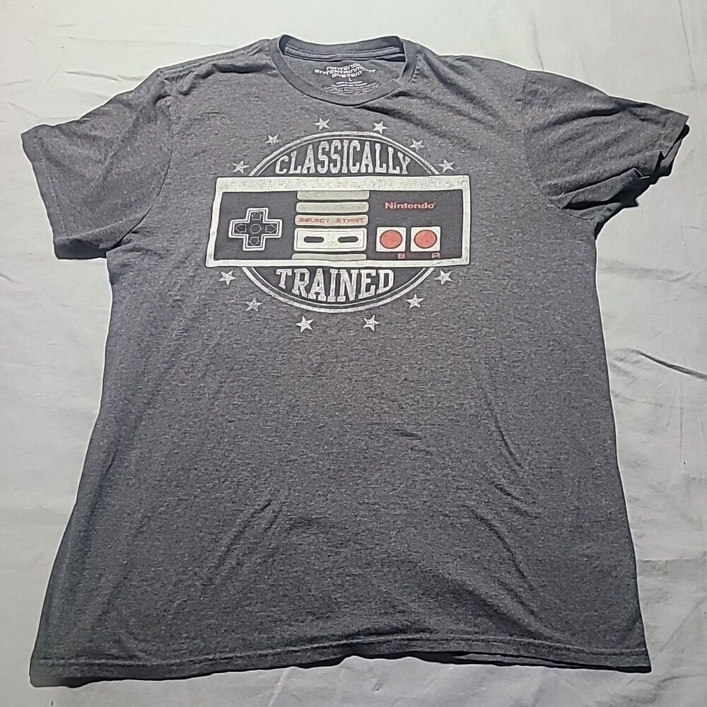 Nintendo Entertainment System Classically Trained NES Controller T-Shirt Size L